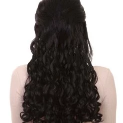 HPO Twisted Magic Wig | Womens Long Curly Character Cosplay Halloween Wig | Premium Breathable Capless Cap Men's