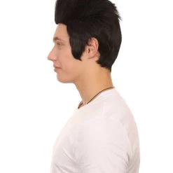 HPO Men's Wigs 80's Tokyo Spike Style Wig | Short Cosplay Halloween Wig | Premium Breathable Capless Cap 11 HPO Men's Wigs 80's Tokyo Spike Style Wig | Short Cosplay Halloween Wig | Premium Breathable Capless Cap