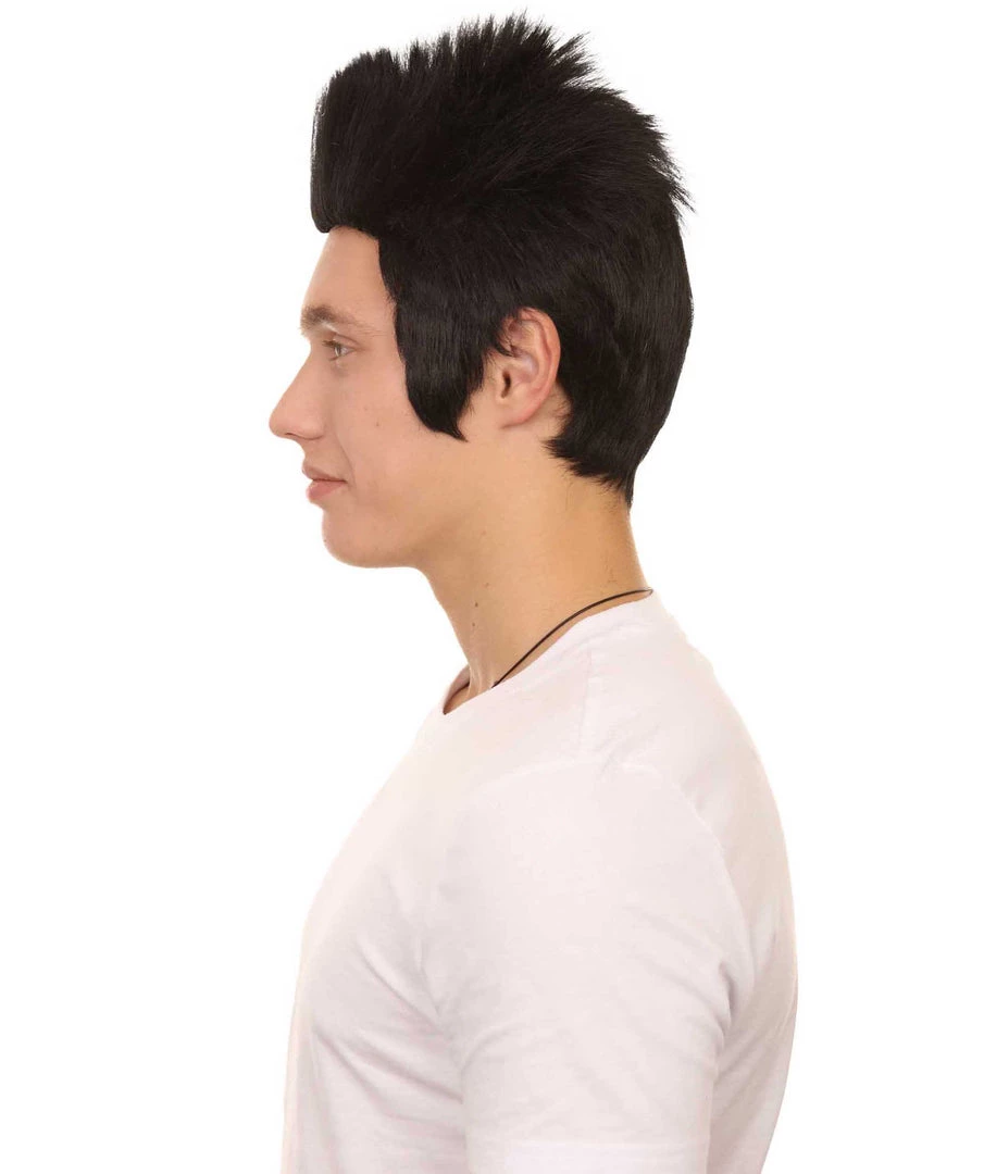 HPO Men's Wigs 80's Tokyo Spike Style Wig | Short Cosplay Halloween Wig | Premium Breathable Capless Cap 3 HPO Men's Wigs 80's Tokyo Spike Style Wig | Short Cosplay Halloween Wig | Premium Breathable Capless Cap