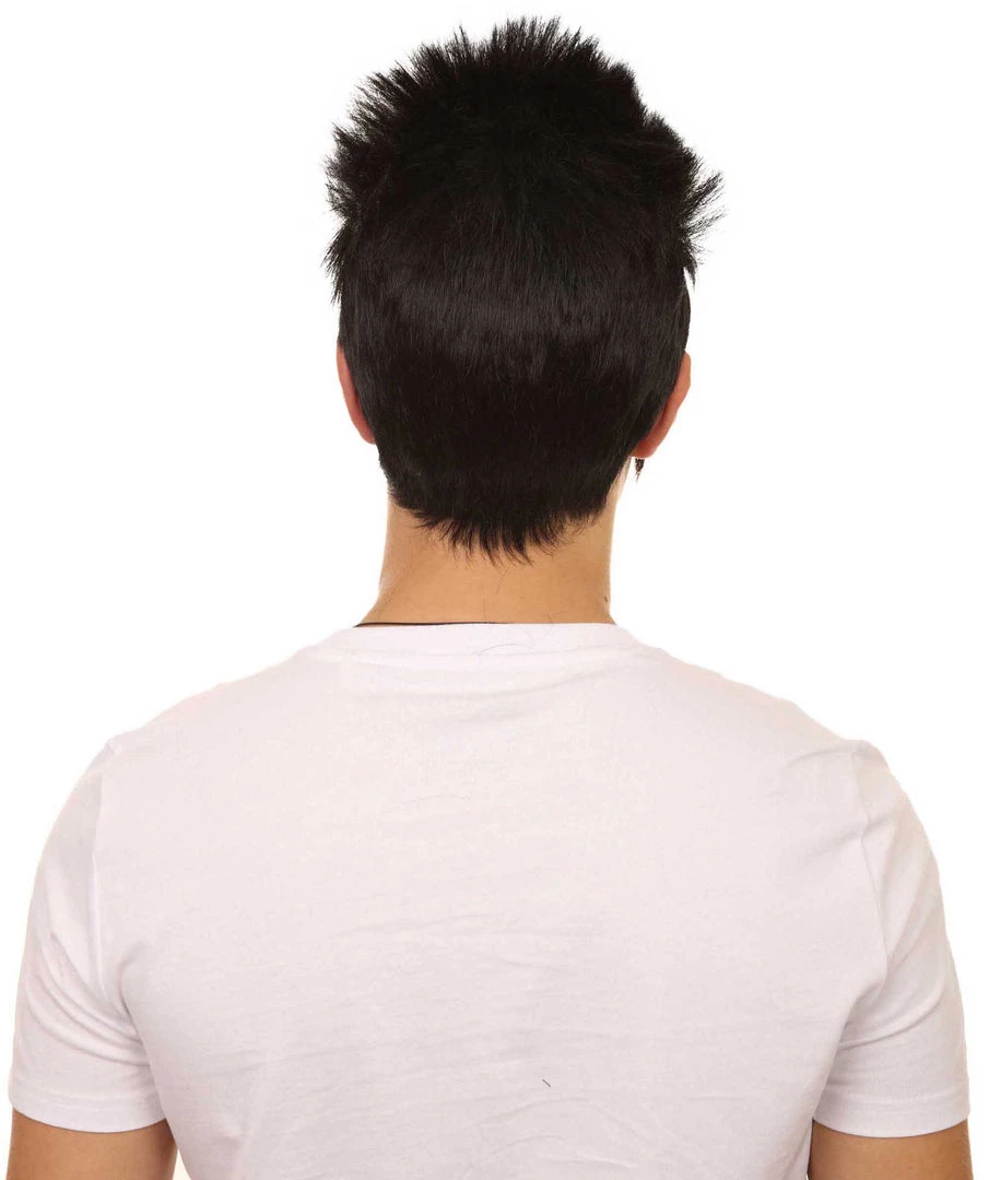 HPO Men's Wigs 80's Tokyo Spike Style Wig | Short Cosplay Halloween Wig | Premium Breathable Capless Cap 4 HPO Men's Wigs 80's Tokyo Spike Style Wig | Short Cosplay Halloween Wig | Premium Breathable Capless Cap