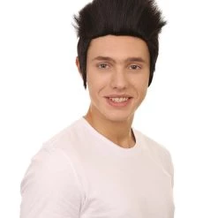HPO Men's Wigs 80's Tokyo Spike Style Wig | Short Cosplay Halloween Wig | Premium Breathable Capless Cap 14 HPO Men's Wigs 80's Tokyo Spike Style Wig | Short Cosplay Halloween Wig | Premium Breathable Capless Cap