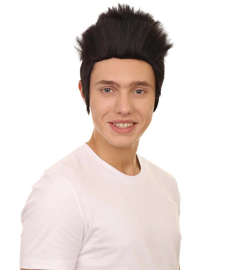 HPO Men's Wigs 80's Tokyo Spike Style Wig | Short Cosplay Halloween Wig | Premium Breathable Capless Cap 6 HPO Men's Wigs 80's Tokyo Spike Style Wig | Short Cosplay Halloween Wig | Premium Breathable Capless Cap