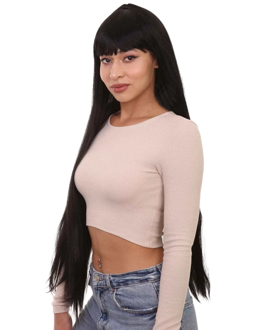 HPO Women Extra Long Straight Cosplay Brown Wig | Premium Breathable Capless Cap 8 HPO Women Extra Long Straight Cosplay Brown Wig | Premium Breathable Capless Cap