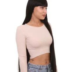 HPO Women Extra Long Straight Cosplay Brown Wig | Premium Breathable Capless Cap 22 HPO Women Extra Long Straight Cosplay Brown Wig | Premium Breathable Capless Cap