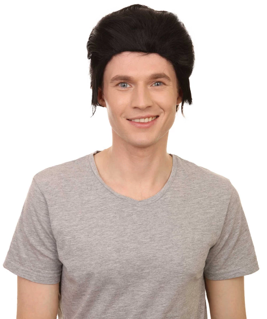 HPO Vampire Mens Wig | Black Celebrity Cosplay Halloween Wig | Premium Breathable Capless Cap 2 HPO Vampire Mens Wig | Black Celebrity Cosplay Halloween Wig | Premium Breathable Capless Cap