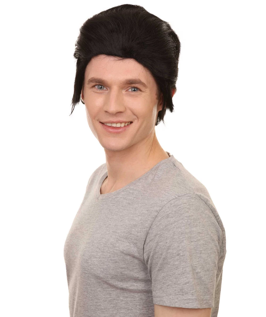 HPO Vampire Mens Wig | Black Celebrity Cosplay Halloween Wig | Premium Breathable Capless Cap 1 HPO Vampire Mens Wig | Black Celebrity Cosplay Halloween Wig | Premium Breathable Capless Cap