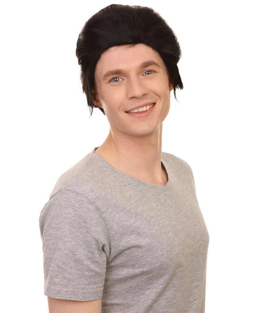 HPO Vampire Mens Wig | Black Celebrity Cosplay Halloween Wig | Premium Breathable Capless Cap 7 HPO Vampire Mens Wig | Black Celebrity Cosplay Halloween Wig | Premium Breathable Capless Cap