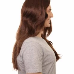 HPO 80's Rocker Mens Wig | Historical Brown Cosplay Halloween Wig | Premium Breathable Capless Cap Men's 14 HPO 80's Rocker Mens Wig | Historical Brown Cosplay Halloween Wig | Premium Breathable Capless Cap Men's