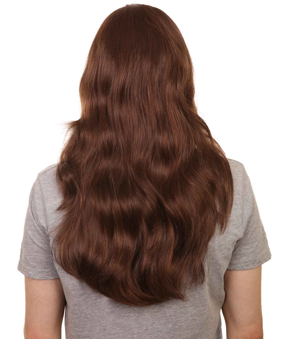 HPO 80's Rocker Mens Wig | Historical Brown Cosplay Halloween Wig | Premium Breathable Capless Cap Men's 4 HPO 80's Rocker Mens Wig | Historical Brown Cosplay Halloween Wig | Premium Breathable Capless Cap Men's