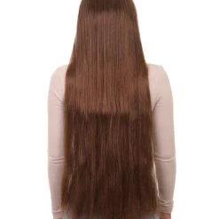 HPO Women Extra Long Straight Cosplay Brown Wig | Premium Breathable Capless Cap 16 HPO Women Extra Long Straight Cosplay Brown Wig | Premium Breathable Capless Cap