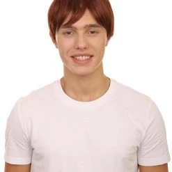 HPO 60's Mod Shag Men's Wig | Brown Vintage Wig | Premium Breathable Capless Cap