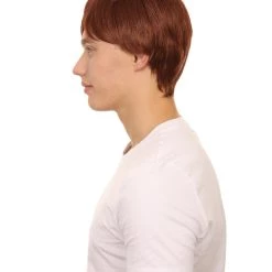 HPO 60's Mod Shag Men's Wig | Brown Vintage Wig | Premium Breathable Capless Cap