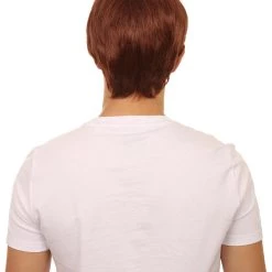 HPO 60's Mod Shag Men's Wig | Brown Vintage Wig | Premium Breathable Capless Cap