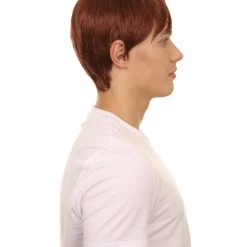 HPO 60's Mod Shag Men's Wig | Brown Vintage Wig | Premium Breathable Capless Cap