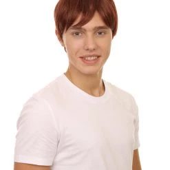 HPO 60's Mod Shag Men's Wig | Brown Vintage Wig | Premium Breathable Capless Cap