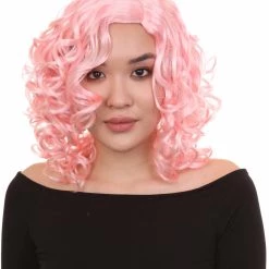 HPO Men's California Girl Curls Womens Wig Collections | Medium Glamour Cosplay Halloween Wig | Premium Breathable Capless Cap 51 HPO Men's California Girl Curls Womens Wig Collections | Medium Glamour Cosplay Halloween Wig | Premium Breathable Capless Cap