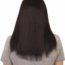 HPO Men's Sword Womens Wig | Black Long Wig | Premium Breathable Capless Cap 14 HPO Men's Sword Womens Wig | Black Long Wig | Premium Breathable Capless Cap