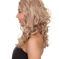 HPO Blonde Bombshell Womens Wig | Fashion Glamour Cosplay Halloween Wig | Premium Breathable Capless Cap Men's 14 HPO Blonde Bombshell Womens Wig | Fashion Glamour Cosplay Halloween Wig | Premium Breathable Capless Cap Men's