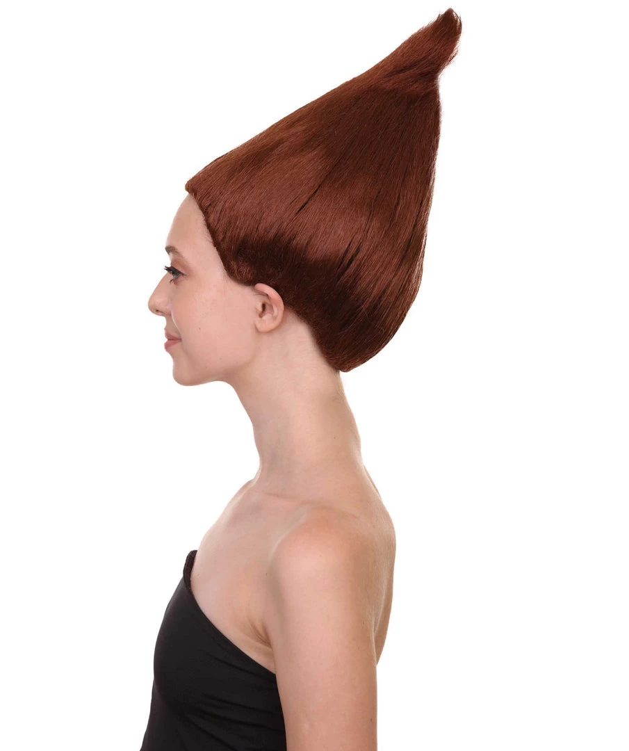 HPO Women Dwarf Wigs Dark Brown | Premium Breathable Capless Cap Women's 3 HPO Women Dwarf Wigs Dark Brown | Premium Breathable Capless Cap Women's