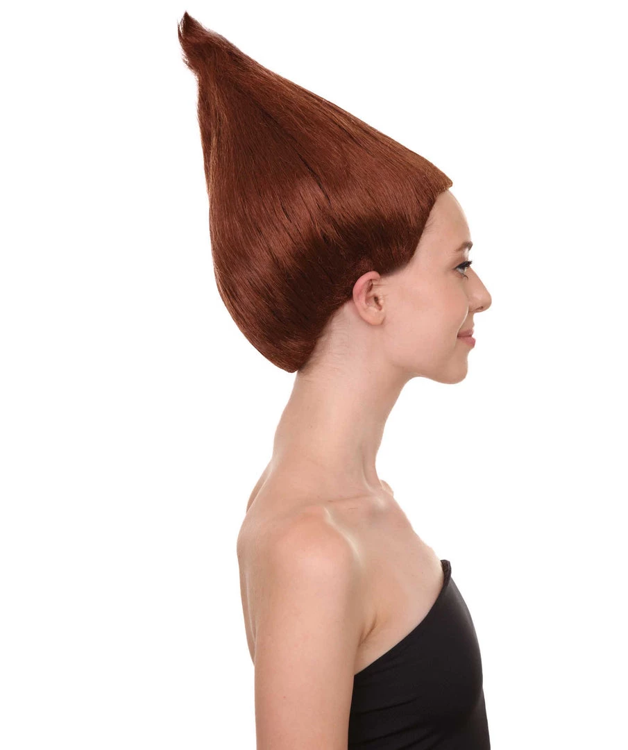 HPO Women Dwarf Wigs Dark Brown | Premium Breathable Capless Cap Women's 5 HPO Women Dwarf Wigs Dark Brown | Premium Breathable Capless Cap Women's