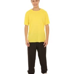 HPO Adult Men's TV/Movie Costume | Yellow Cosplay Costume