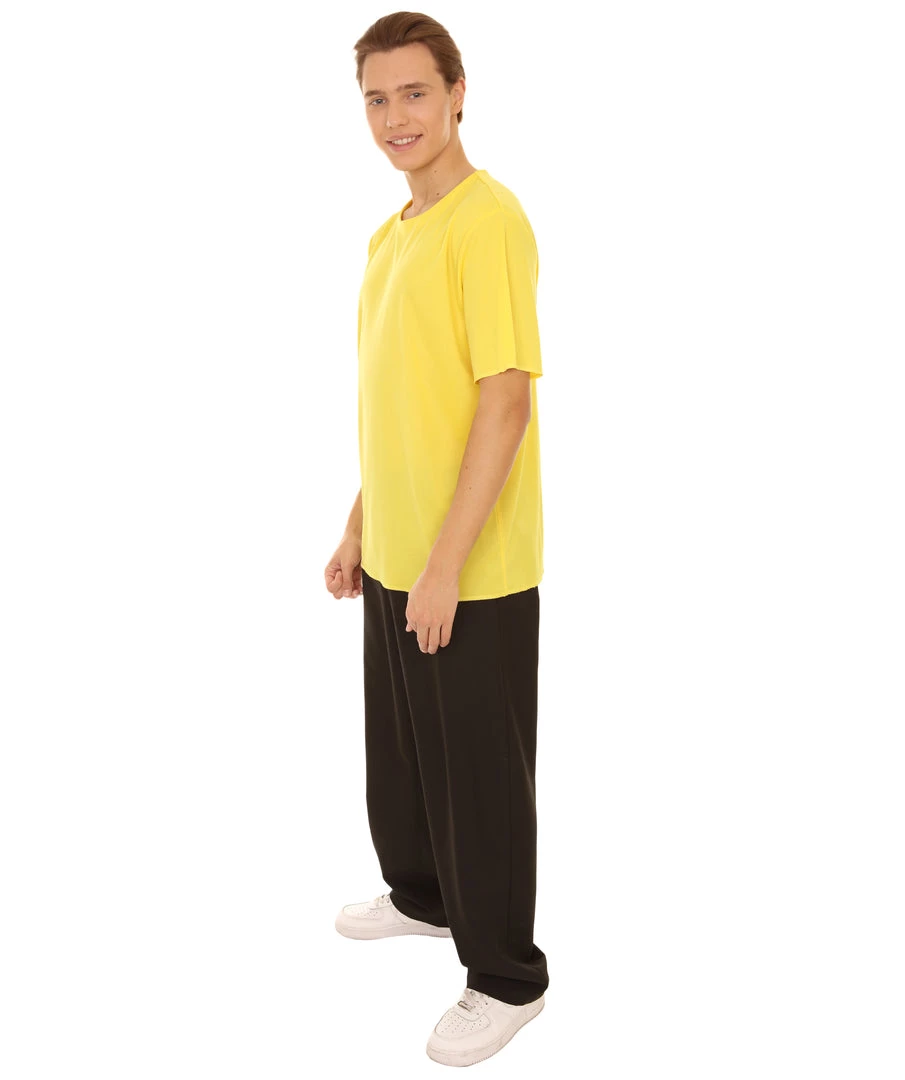 HPO Adult Men's TV/Movie Costume | Yellow Cosplay Costume 3 HPO Adult Men's TV/Movie Costume | Yellow Cosplay Costume