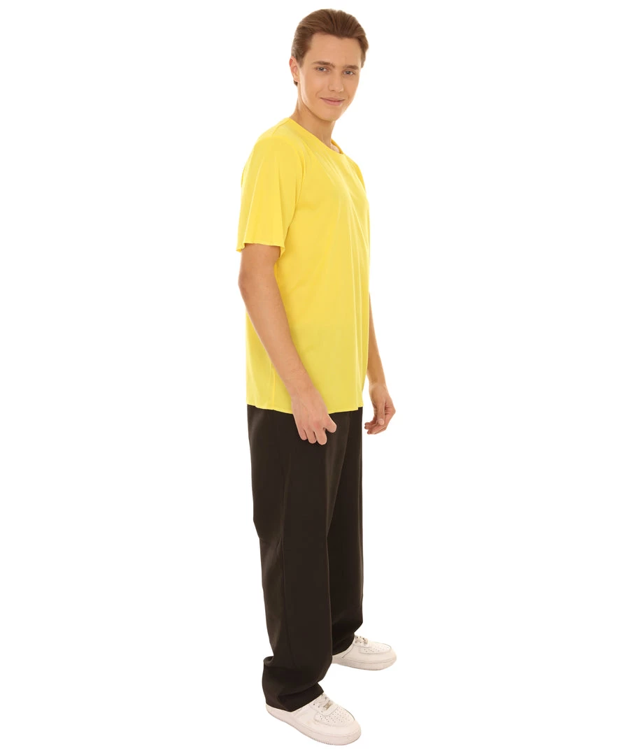 HPO Adult Men's TV/Movie Costume | Yellow Cosplay Costume 7 HPO Adult Men's TV/Movie Costume | Yellow Cosplay Costume