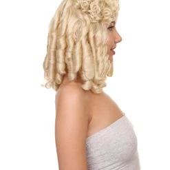 HPO Women's Colonial Lady Wig | Blonde Historical Wigs | Premium Breathable Capless Cap 13 HPO Women's Colonial Lady Wig | Blonde Historical Wigs | Premium Breathable Capless Cap