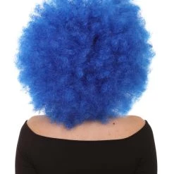 HPO Men's Bubble Lucy Womens Wig | Afro Jumbo Blue Cosplay Halloween Wig | Premium Breathable Capless Cap 12 HPO Men's Bubble Lucy Womens Wig | Afro Jumbo Blue Cosplay Halloween Wig | Premium Breathable Capless Cap