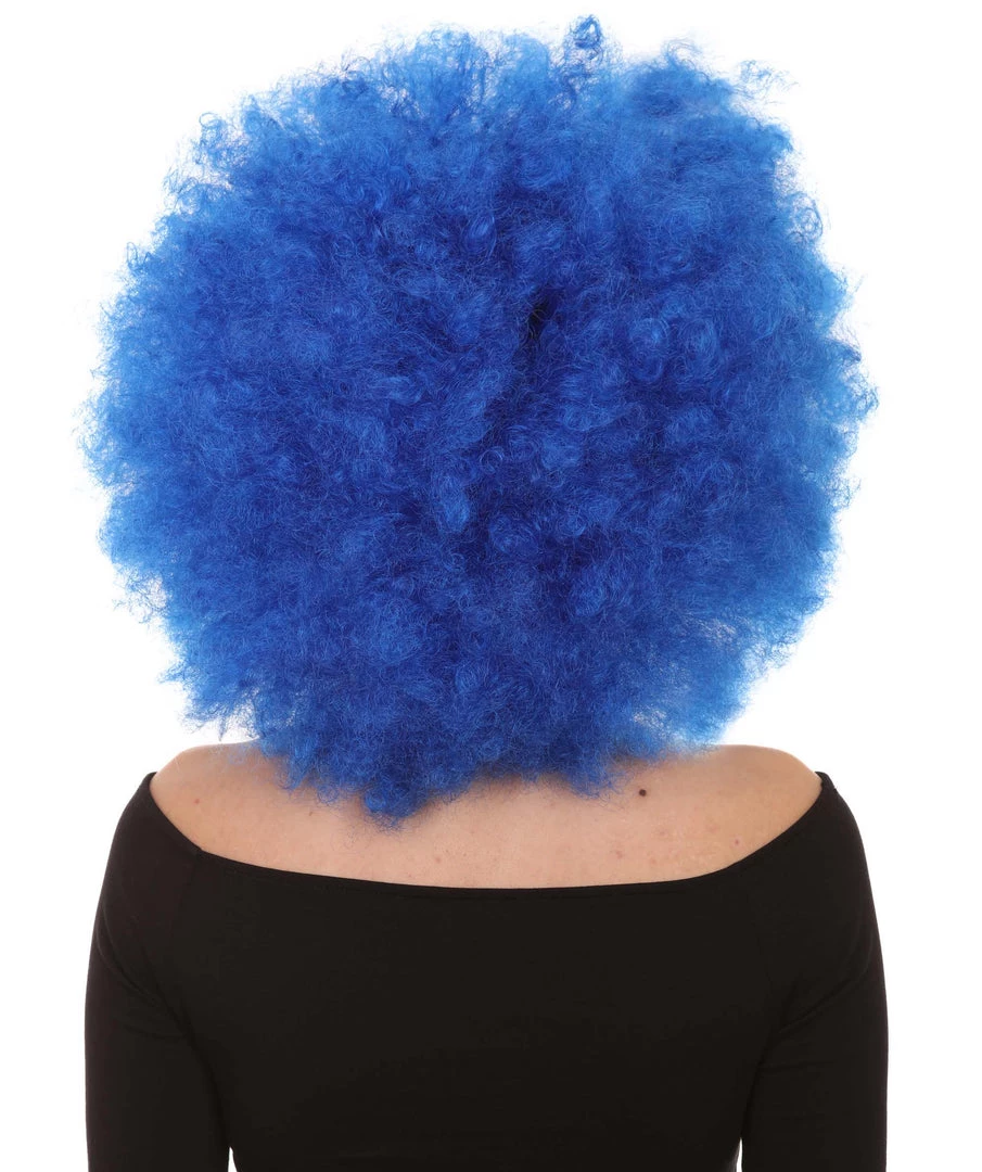 HPO Men's Bubble Lucy Womens Wig | Afro Jumbo Blue Cosplay Halloween Wig | Premium Breathable Capless Cap 4 HPO Men's Bubble Lucy Womens Wig | Afro Jumbo Blue Cosplay Halloween Wig | Premium Breathable Capless Cap