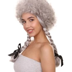 HPO Women's Womens Sinister Crimped Witch Wig | Grey Scary Wigs | Premium Breathable Capless Cap 12 HPO Women's Womens Sinister Crimped Witch Wig | Grey Scary Wigs | Premium Breathable Capless Cap