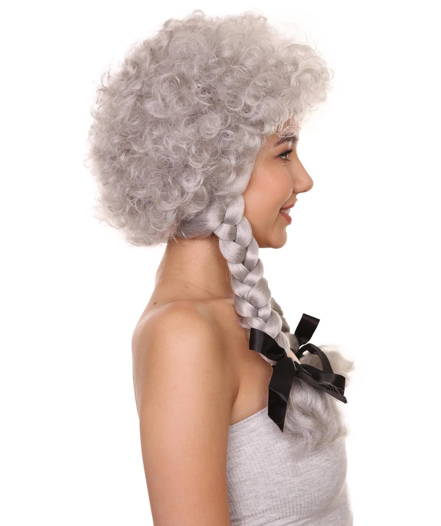 HPO Women's Womens Sinister Crimped Witch Wig | Grey Scary Wigs | Premium Breathable Capless Cap 6 HPO Women's Womens Sinister Crimped Witch Wig | Grey Scary Wigs | Premium Breathable Capless Cap