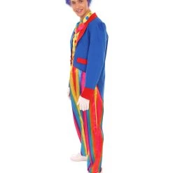 HPO Adult Men's Deluxe Clown Costume | Multi Color Cosplay Costume 11 HPO Adult Men's Deluxe Clown Costume | Multi Color Cosplay Costume