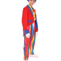 HPO Adult Men's Deluxe Clown Costume | Multi Color Cosplay Costume 15 HPO Adult Men's Deluxe Clown Costume | Multi Color Cosplay Costume