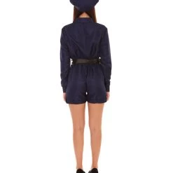 HPO Adult Women's Police Officer Uniform Costume | Blue Cosplay Costume