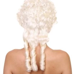 HPO Women's Women Colonial Historical Curly Wig | Blonde Cosplay Wigs | Premium Breathable Capless Cap 14 HPO Women's Women Colonial Historical Curly Wig | Blonde Cosplay Wigs | Premium Breathable Capless Cap