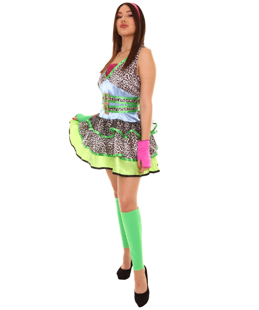 HPO Adult Women's 80's Dancing Costume | Multi Cosplay Costume 3 HPO Adult Women's 80's Dancing Costume | Multi Cosplay Costume