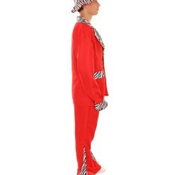 HPO Adult Men's Sweet Daddy Pimp Vintage Costume | Red Halloween Costume