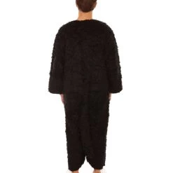 HPO Adult Men's Deluxe Skunk Animal Costume | Black Halloween Costume
