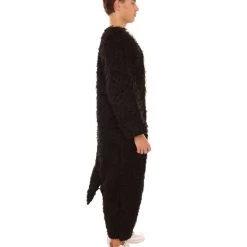 HPO Adult Men's Deluxe Skunk Animal Costume | Black Halloween Costume