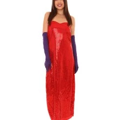 HPO Adult Women's Hollywood Singer TV/Movie Costume | Red Cosplay Costume