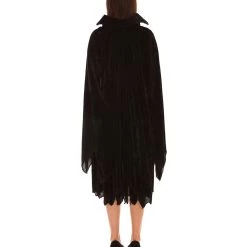 HPO Adult Women's Victorian Vampire Costume | Black Halloween Costume