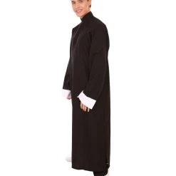 HPO Adult Men's Chinese Traditional Martial Arts Wig Chun TV/Movie Costume | Black Cosplay Costume