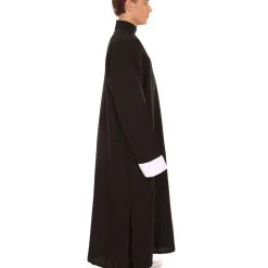 HPO Adult Men's Chinese Traditional Martial Arts Wig Chun TV/Movie Costume | Black Cosplay Costume