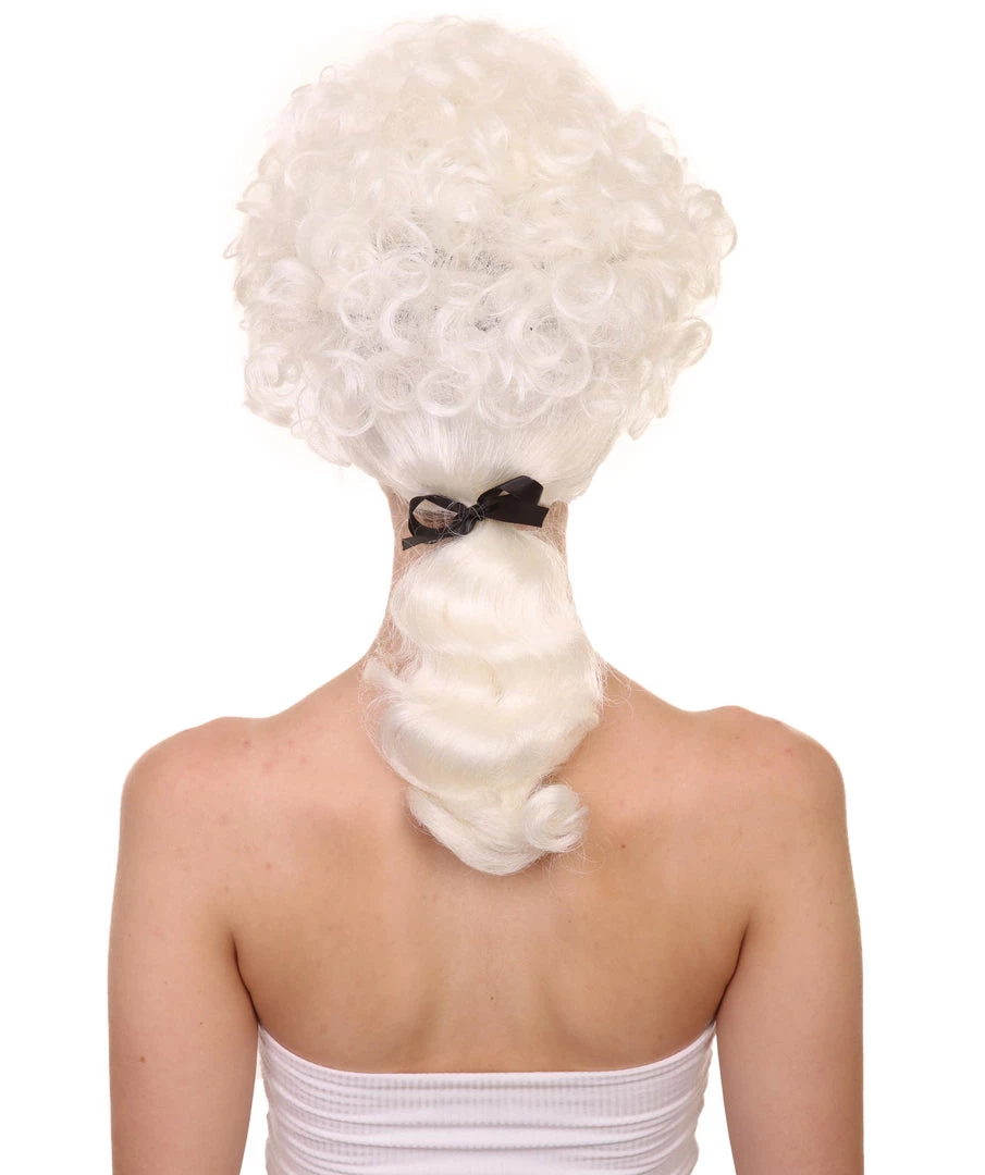 HPO Womens 18th Century Colonial Lady Wig | Lt. Blonde Historical Wig | Premium Breathable Capless Cap Women's 4 HPO Womens 18th Century Colonial Lady Wig | Lt. Blonde Historical Wig | Premium Breathable Capless Cap Women's