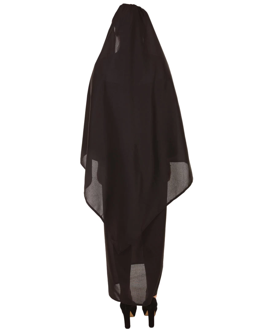 HPO Adult Women's Traditional Nun Religious Costume | Black Cosplay Costume 5 HPO Adult Women's Traditional Nun Religious Costume | Black Cosplay Costume