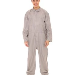 HPO Adult Men's Masked Madman Killer Costume | Slate Halloween Costume