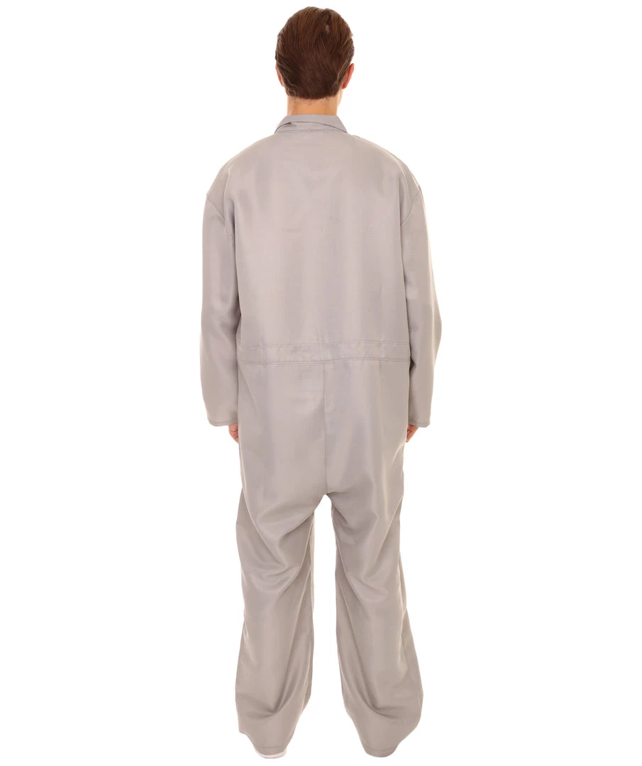 HPO Adult Men's Masked Madman Killer Costume | Slate Halloween Costume 5 HPO Adult Men's Masked Madman Killer Costume | Slate Halloween Costume