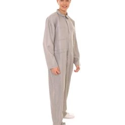 HPO Adult Men's Masked Madman Killer Costume | Slate Halloween Costume 14 HPO Adult Men's Masked Madman Killer Costume | Slate Halloween Costume