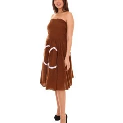 HPO Adult Women's Poop Emoji Dress Funny Costume | Brown Halloween Costume 10 HPO Adult Women's Poop Emoji Dress Funny Costume | Brown Halloween Costume